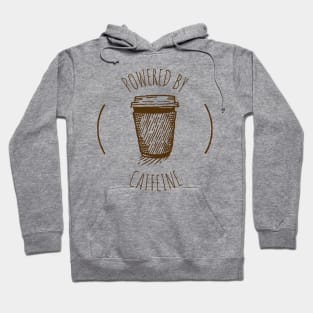 Powered by Caffeine Coffee Cup Hoodie